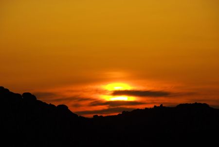 sunsetの写真素材