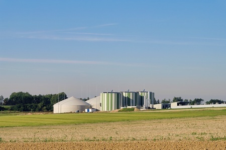 Biogasanlage - biogas plant 79のeditorial素材