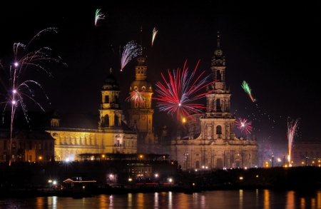Dresden Fireworks 37の写真素材