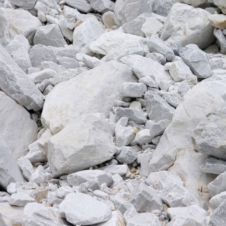 Carrara  marble stone pit の写真素材