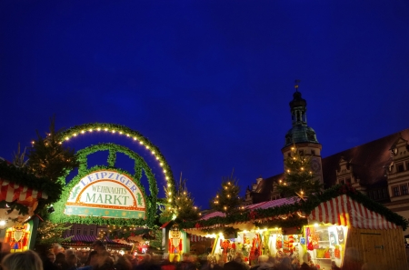 Leipzig christmas market のeditorial素材