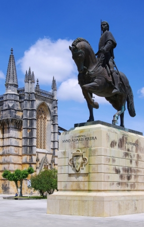 Batalha equestrian statue の写真素材