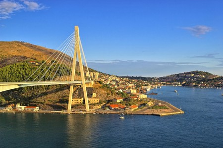 Dubrovnik bridge の写真素材