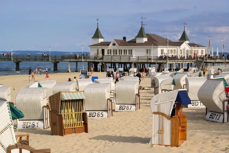 Ahlbeck pier のeditorial素材