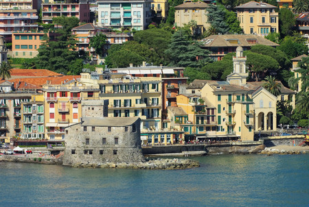 Rapallo castle のeditorial素材