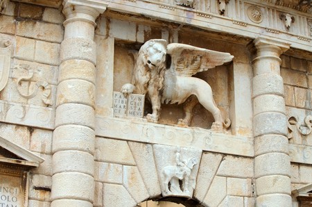 Zadar lionの写真素材