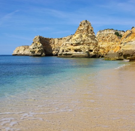 Algarve beach marinhaの写真素材