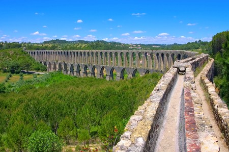 Tomar aqueductの写真素材