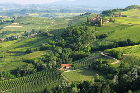 Barolo Castello di La Voltaの写真素材