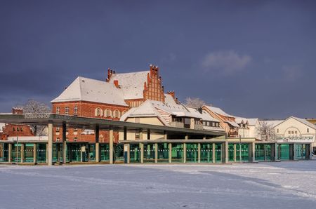 Spremberg Bus stationのeditorial素材