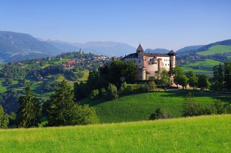 Proesels castle in Alps, Dolomitesのeditorial素材