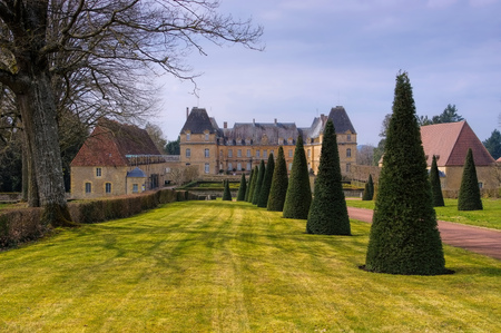 Chateau de Dree in Burgundy, Franceのeditorial素材