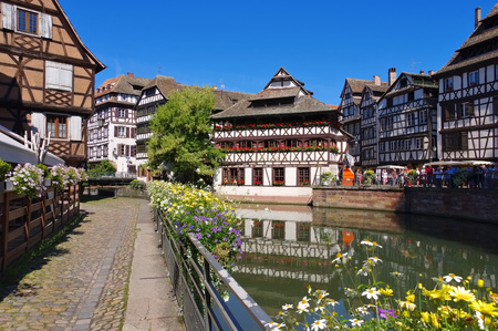 Strasbourg Petite France in  Alsace, Franceのeditorial素材