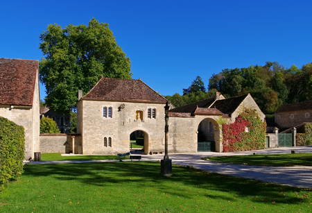 Fontenay Abbey, Burgundy in Franceのeditorial素材