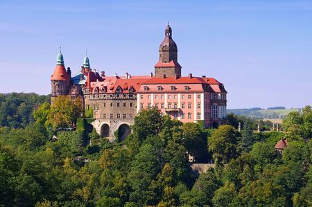 castle Fuerstenstein in Silesia, Polandの写真素材