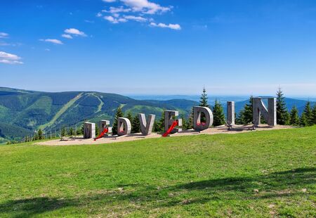 Medvedin in Giant  Mountains near Spindleruv Mlyの写真素材