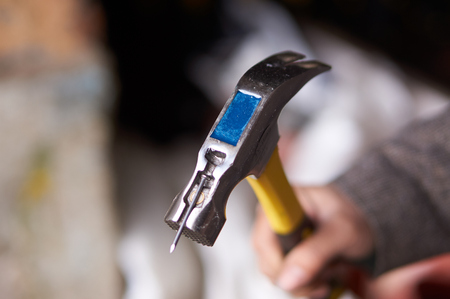 close up of hammerの写真素材