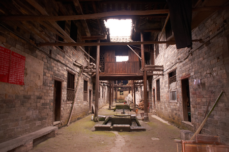 Chinese Qing Dynasty architectureのeditorial素材