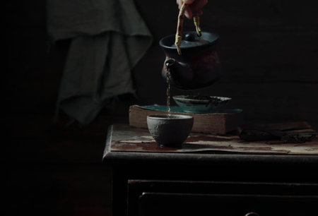 Tea of ??the dayの写真素材