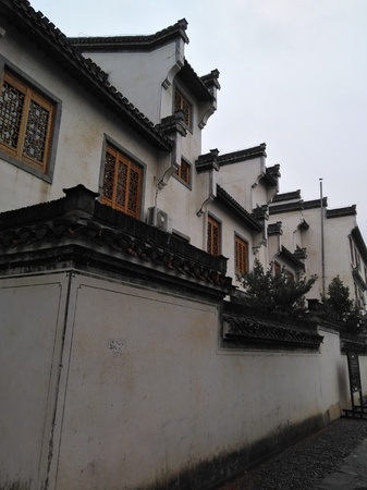 Shexian ancient buildings exterior viewのeditorial素材