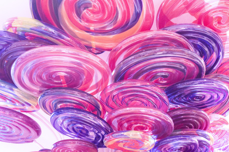 Close up of lollipopsの写真素材