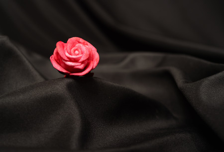 fake red rose の写真素材