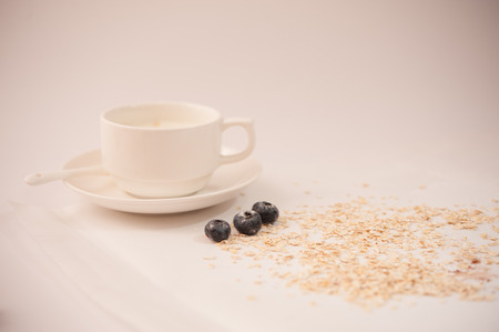 A cup of milk の写真素材