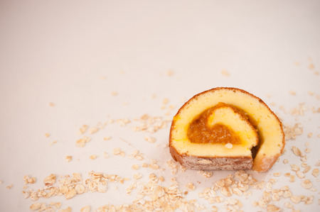 cake roll の写真素材