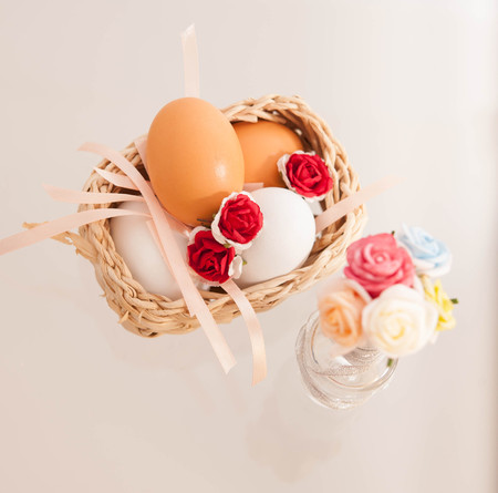 Easter day decoration の写真素材