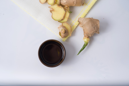 ginger photo can be used as healthy life backgroundの写真素材