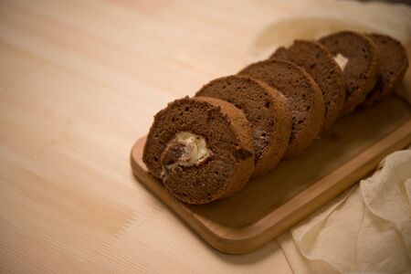 Chocolate cake roll