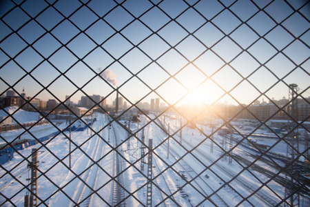 Harbin winter snow sceneryの写真素材