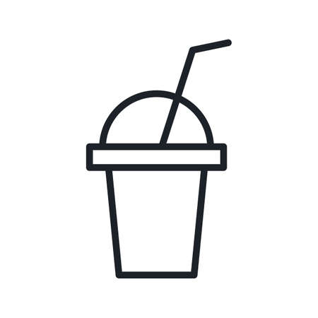 Soft drink icon. Drinks isolated vector iconsのイラスト素材