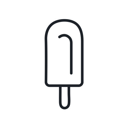 Eskimo pie icon. Food and drinks isolated line iconsのイラスト素材