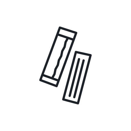 Bubble gum or chewing gum icon. Isolated line iconsのイラスト素材