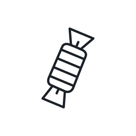 Candy or sweet icon. Isolated vector line iconsのイラスト素材