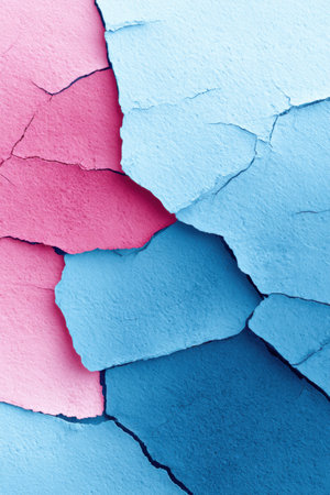 Vibrant illustration of cracks symbolizing dry and brittle hair needing nourishment and care tipsの素材