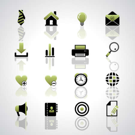 Vector set of web icons.のイラスト素材