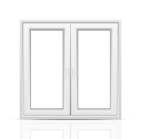 Vector window isolated on white background.のイラスト素材