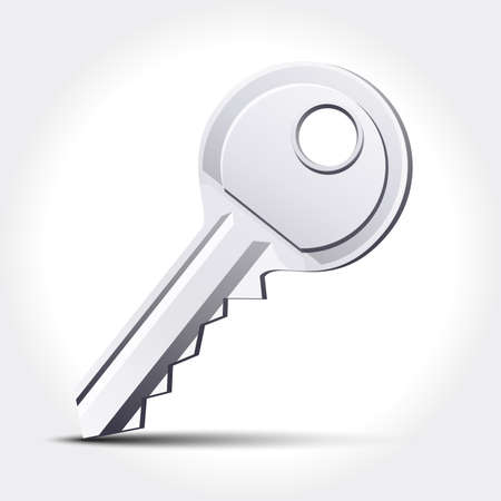 Vector key isolated on white background.のイラスト素材