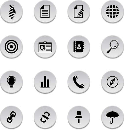 Vector set of style icons.のイラスト素材
