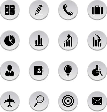 Vector set of finance icons.のイラスト素材