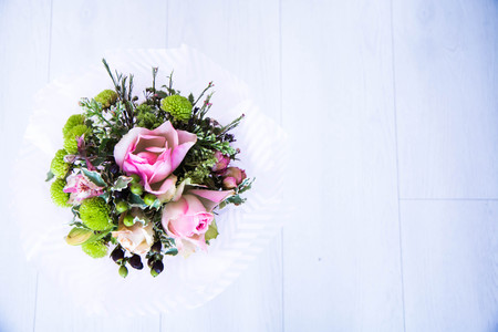 The flowers on a white backgroundの写真素材