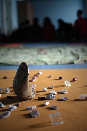 natural gemstone for crystal therapyの写真素材