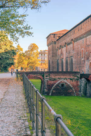 View of Bologna Cathedralの写真素材