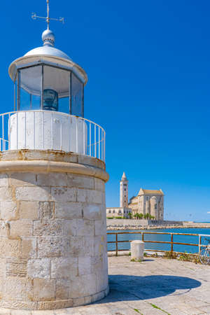 Lighthouse in the port.の写真素材