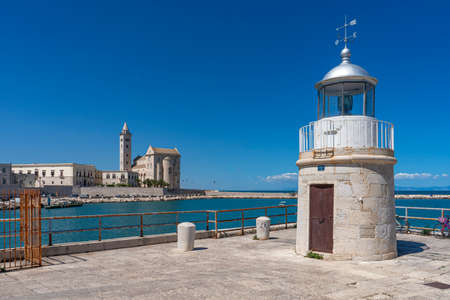 Lighthouse in the old town of Rethymno, Crete, Greeceの写真素材