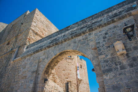 The entrance to the old city of Dubrovnik.