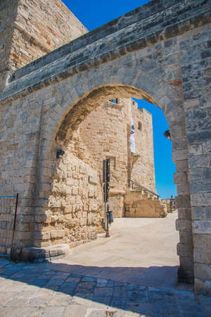 View of the entrance to the old city.の写真素材