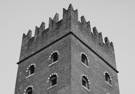 The medieval towerの写真素材